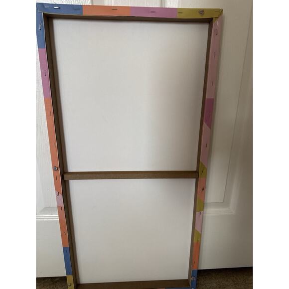 Lot of 4 Canvas Prints Colorful Abstract Sun Geometric Multicolor Decor - Picture 13 of 16